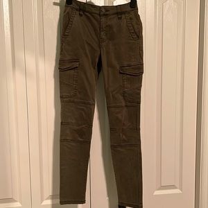 Olive Green Cargo Pants Skinny Jeans